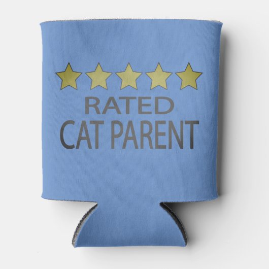 Rafraîchisseur Pour Canette Parent de chat cinq étoiles (Devant)