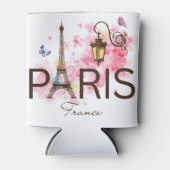 Rafraîchisseur Pour Canette Paris France Tour Eiffel & Lampe (Devant)