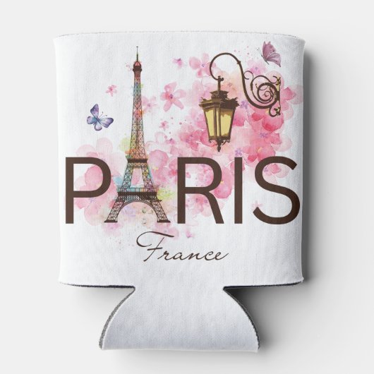 Rafraîchisseur Pour Canette Paris France Tour Eiffel & Lampe (Dos)