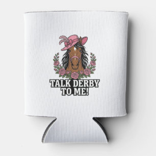 Rafraîchisseur Pour Canette Parle Derby à Moi Vintage Cheval Rose Derby Design