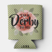 Rafraîchisseur Pour Canette Parlez de Derby à moi Floral (Dos)