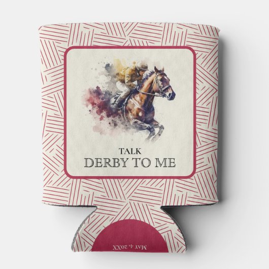 Rafraîchisseur Pour Canette Parlez Derby à moi hippocampe rouge (Dos)