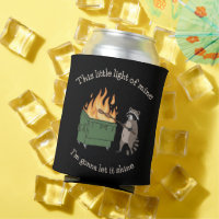 Parodie Drôle de Raton Laveur Incendie de la Poube