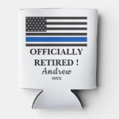 Rafraîchisseur Pour Canette Parti de retraite de la police (Devant)