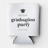 Rafraîchisseur Pour Canette Parti minimaliste Moderne Rétro Graduation (Devant)