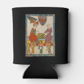 Rafraîchisseur Pour Canette Partie d'échecs Codex Manesse XIVe siècle (Dos)
