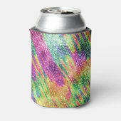 Rafraîchisseur Pour Canette Parties scintillant Abstraite Neon Rainbow Sparkly (Can Dos)