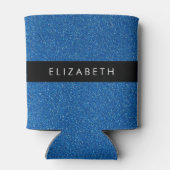 Rafraîchisseur Pour Canette Parties scintillant bleue, Arrière - plan Parties  (Dos)