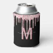 Rafraîchisseur Pour Canette Parties scintillant de séchage rose chic Nom du mo (Can Dos)