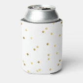 Rafraîchisseur Pour Canette Parties scintillant d'or Confetti Dot Koozie Can T (Can Dos)