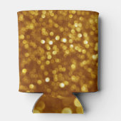 Rafraîchisseur Pour Canette Parties scintillant dorée déconcentrée, texture ét (Dos)