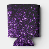 Rafraîchisseur Pour Canette Parties scintillant foncé violet faux brillant sci (Dos)