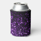 Rafraîchisseur Pour Canette Parties scintillant foncé violet faux brillant sci (Can Dos)