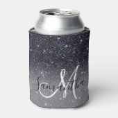 Rafraîchisseur Pour Canette Parties scintillant noire moderne étincelles Nom p (Can devant)