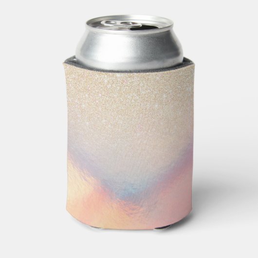 Rafraîchisseur Pour Canette Parties scintillant Or Chic Iridescente Holographi (Can Dos)