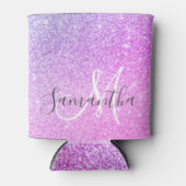 Rafraîchisseur Pour Canette Parties scintillant rose moderne étincelles Nom pe (Devant)