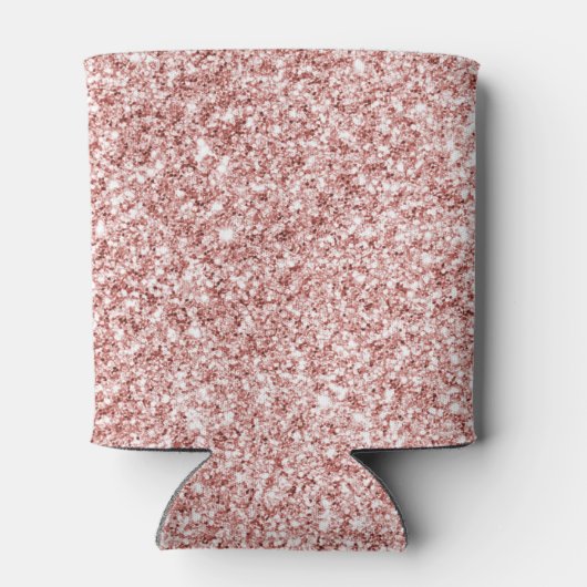 Rafraîchisseur Pour Canette Parties scintillant rose moderne & Fleurs Étincell (Dos)