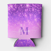 Rafraîchisseur Pour Canette Parties scintillant violette (Devant)