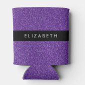 Rafraîchisseur Pour Canette Parties scintillant violette, Arrière - plan Parti (Dos)