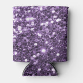 Rafraîchisseur Pour Canette Parties scintillant violette peut refroidir (Devant)