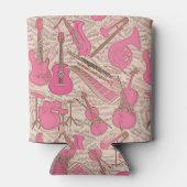 Rafraîchisseur Pour Canette Partition et instruments de musique rose/ivoire ID (Dos)