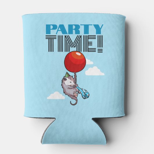 Rafraîchisseur Pour Canette PARTY TIME! Possum Funny Flottant Opossum (Dos)