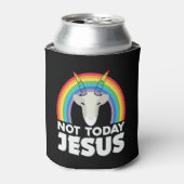Rafraîchisseur Pour Canette Pas aujourd'hui Jésus Satan Chèvre (Can devant)
