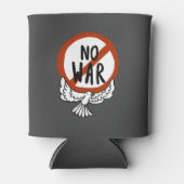 Rafraîchisseur Pour Canette Pas de guerre avec la colombe (Devant)