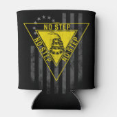 RAFRAÎCHISSEUR POUR CANETTE PAS D'ÉTAPE SUR LE DRAPEAU AMÉRICAIN SNAKE (Dos)