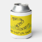 Rafraîchisseur Pour Canette Pas d'étape sur le drapeau Snek Gadsden (Can devant)