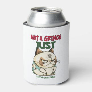 Rafraîchisseur Pour Canette Pas un Grinch juste Festive Challengé Funny Holida