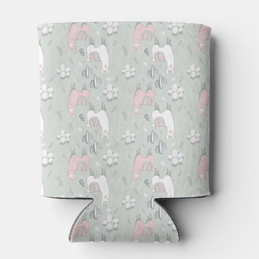 Rafraîchisseur Pour Canette Pastel Llama Motif (Dos)