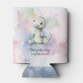 Rafraîchisseur Pour Canette Pastel Paint Splash Adorable Dinosaur Baby shower (Dos)