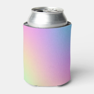 Rafraîchisseur Pour Canette Pastel Rainbow Colonnes Abstrait Blur Gradient Omb