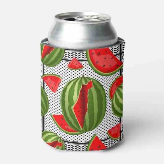 Rafraîchisseur Pour Canette Pastèque Palestine - Slice (Can devant)