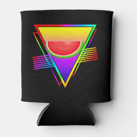 Rafraîchisseur Pour Canette Pastèque Retro Neon (Devant)