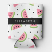 Rafraîchisseur Pour Canette Pastèque Rose, Pâtes De Pâques, Votre Nom (Devant)