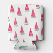 Rafraîchisseur Pour Canette pastèques aquarelles, motif d'été sans soudure. (Dos)