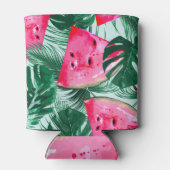 Rafraîchisseur Pour Canette Pastèques, palmiers feuilles : pattes tropicales s (Dos)