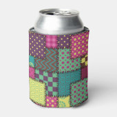 Rafraîchisseur Pour Canette Patchwork : Arrière - plan Motif divers (Can devant)