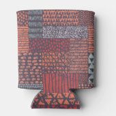 Rafraîchisseur Pour Canette Patchwork bohémien : conception sans couture dessi (Dos)