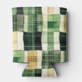 Rafraîchisseur Pour Canette Patchwork carreau émeraude (Dos)