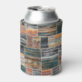 Rafraîchisseur Pour Canette Patchwork collage mixage, surface composée motif i (Can devant)