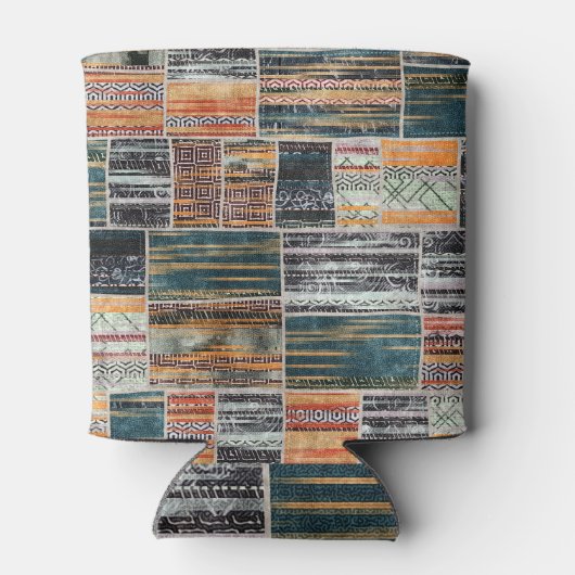 Rafraîchisseur Pour Canette Patchwork collage mixage, surface composée motif i (Dos)