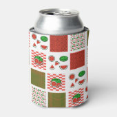 Rafraîchisseur Pour Canette Patchwork de pastèque (Can devant)