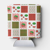 Rafraîchisseur Pour Canette Patchwork de pastèque (Dos)
