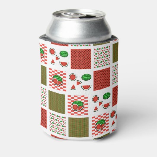 Rafraîchisseur Pour Canette Patchwork de pastèque (Can Dos)