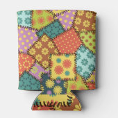 Rafraîchisseur Pour Canette Patchwork Eclectique : Mélange Motif Diverse (Dos)