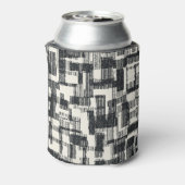 Rafraîchisseur Pour Canette Patchwork monochrome : Graphic brossé transparent. (Can Dos)