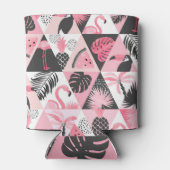 Rafraîchisseur Pour Canette Patchwork Tropical : Flamant rose Watermelon Seaml (Dos)